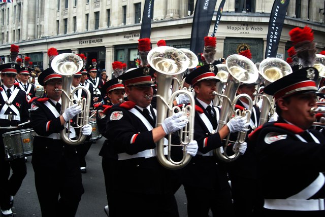 Marching Band at Macys Day Thanksgiving Parade