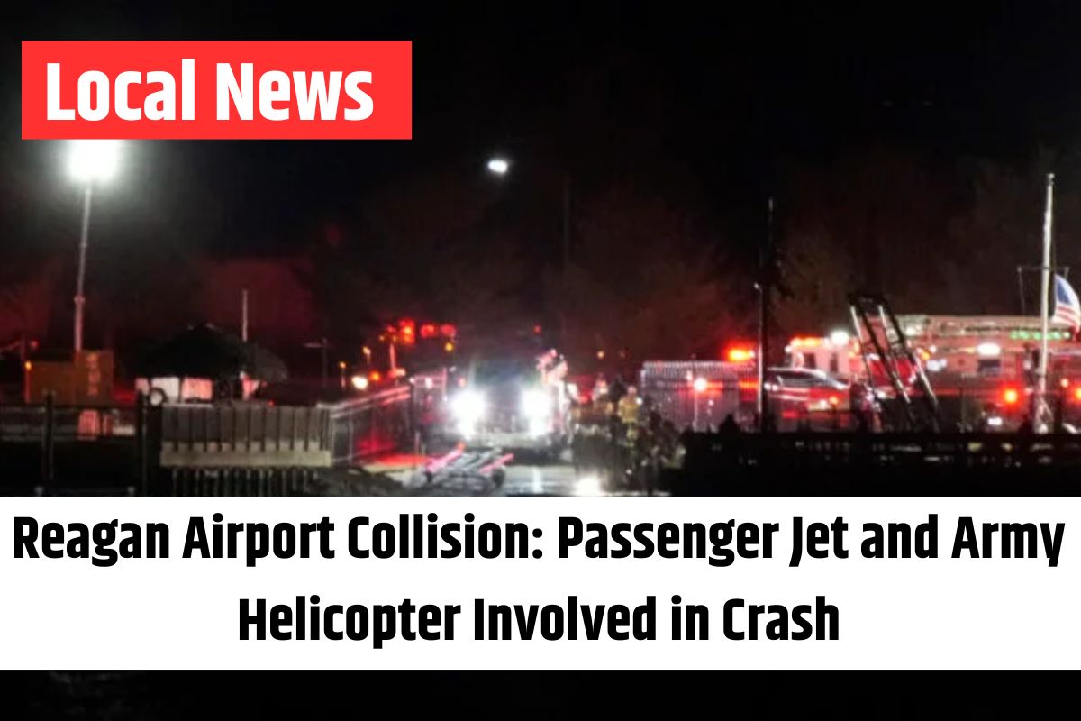 Reagan Airport Collision Passenger Jet and Army Helicopter Involved in Crash