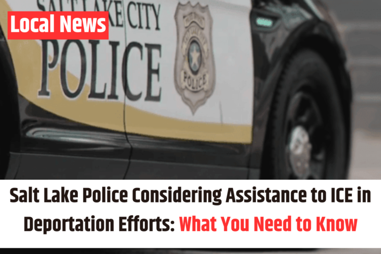 Salt Lake Police Considering Assistance to ICE in Deportation Efforts What You Need to Know