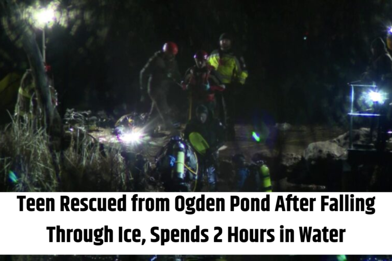 Teen Rescued from Ogden Pond After Falling Through Ice, Spends 2 Hours in Water