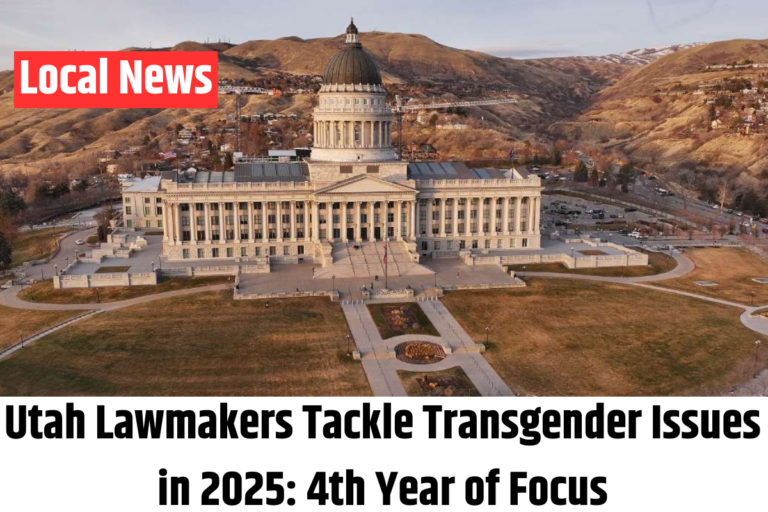 Utah Lawmakers Tackle Transgender Issues in 2025 4th Year of Focus