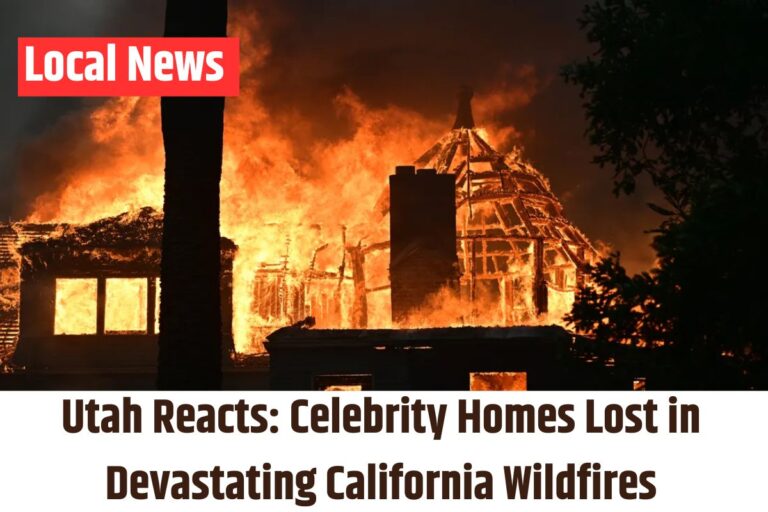 Utah Reacts Celebrity Homes Lost in Devastating California Wildfires