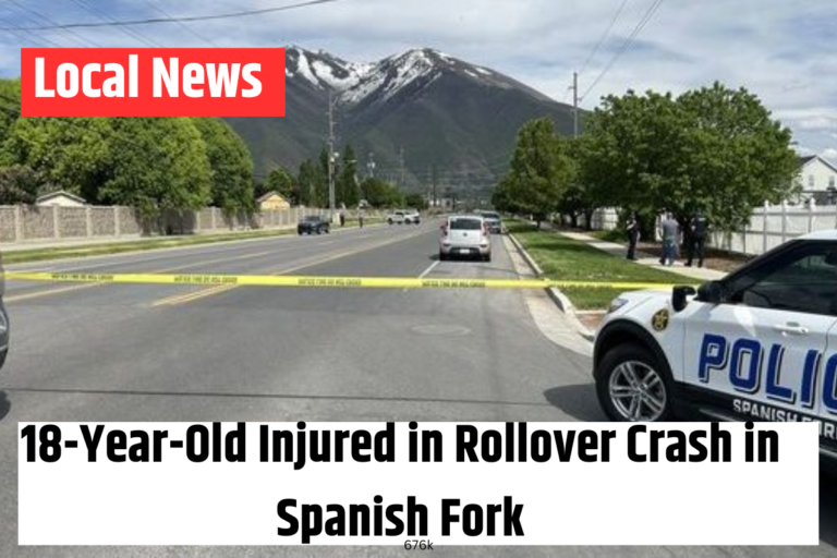 18-Year-Old Injured in Rollover Crash in Spanish Fork