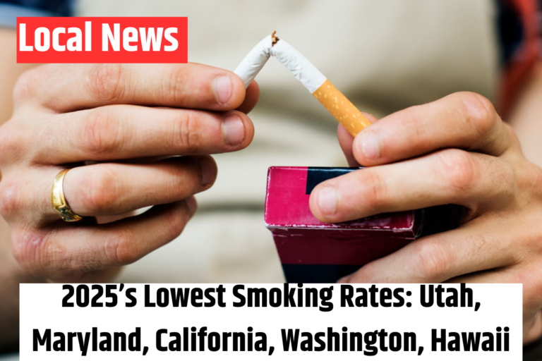 2025’s Lowest Smoking Rates Utah, Maryland, California, Washington, Hawaii