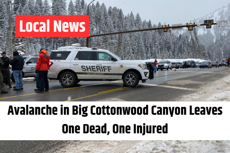 Avalanche in Big Cottonwood Canyon Leaves One Dead, One Injured (1)