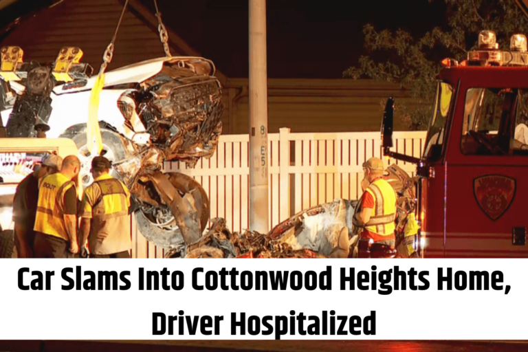 Car Slams Into Cottonwood Heights Home, Driver Hospitalized