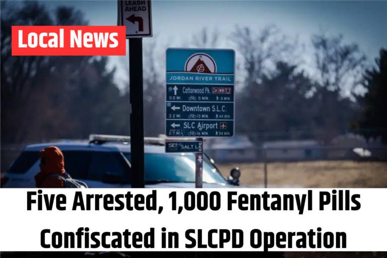 Five Arrested, 1,000 Fentanyl Pills Confiscated in SLCPD Operation