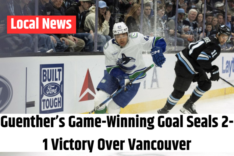 Guenther’s Game-Winning Goal Seals 2-1 Victory Over Vancouver