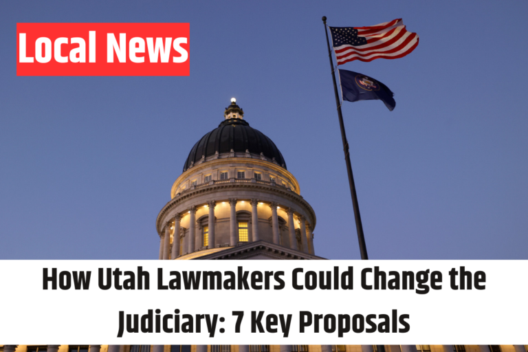 How Utah Lawmakers Could Change the Judiciary 7 Key Proposals