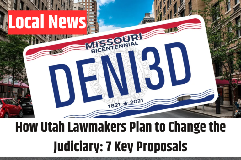 How Utah Lawmakers Plan to Change the Judiciary 7 Key Proposals (1)