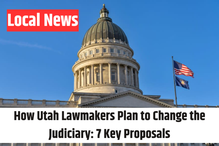 How Utah Lawmakers Plan to Change the Judiciary 7 Key Proposals