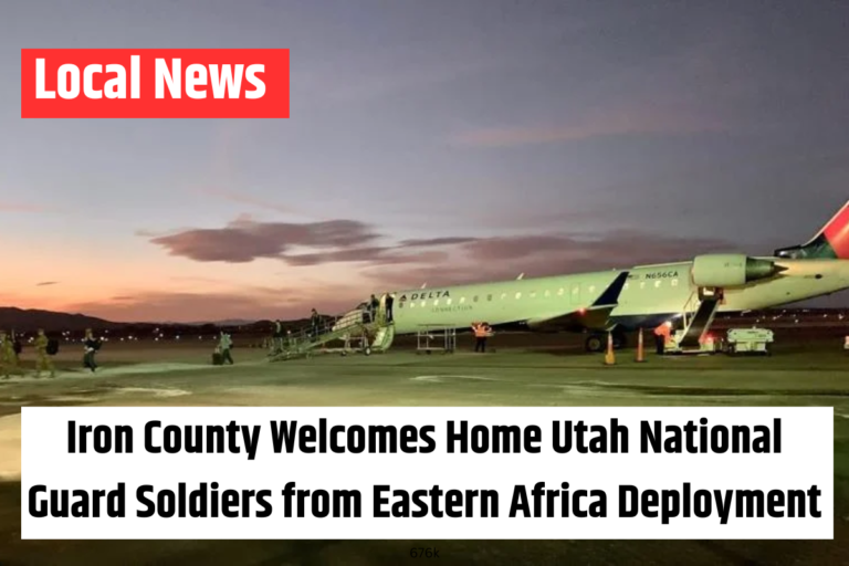 Iron County Welcomes Home Utah National Guard Soldiers from Eastern Africa Deployment