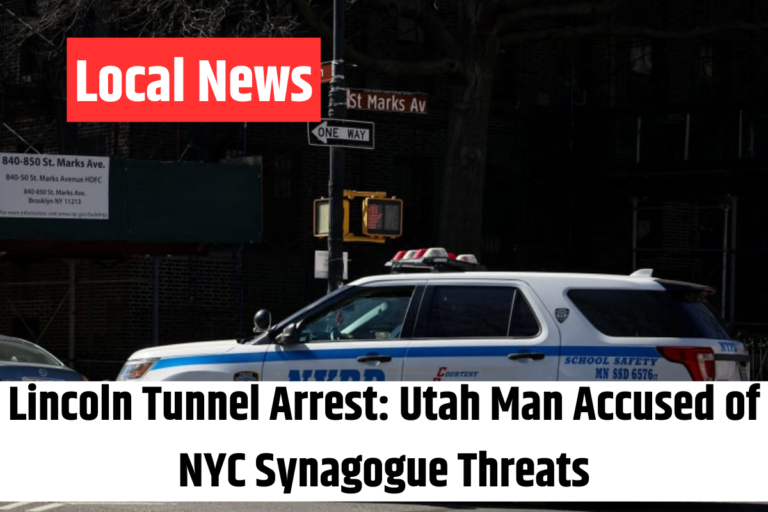 Lincoln Tunnel Arrest Utah Man Accused of NYC Synagogue Threats