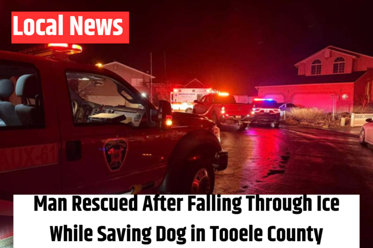 Man Rescued After Falling Through Ice While Saving Dog in Tooele County