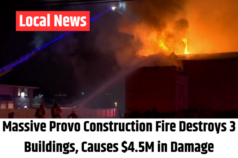 Massive Provo Construction Fire Destroys 3 Buildings, Causes $4.5M in Damage (1)