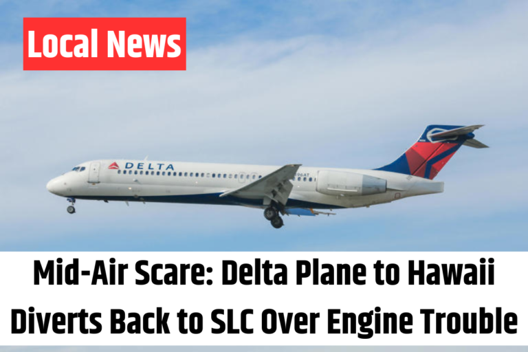 Mid-Air Scare Delta Plane to Hawaii Diverts Back to SLC Over Engine Trouble