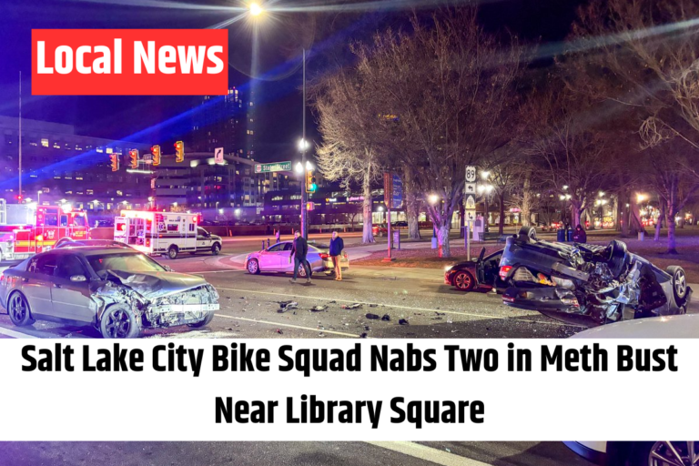 Salt Lake City Bike Squad Nabs Two in Meth Bust Near Library Square