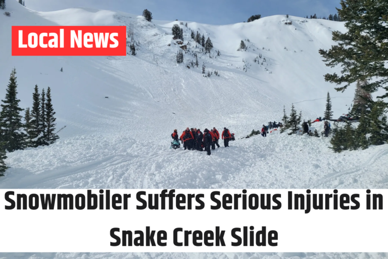 Snowmobiler Suffers Serious Injuries in Snake Creek Slide