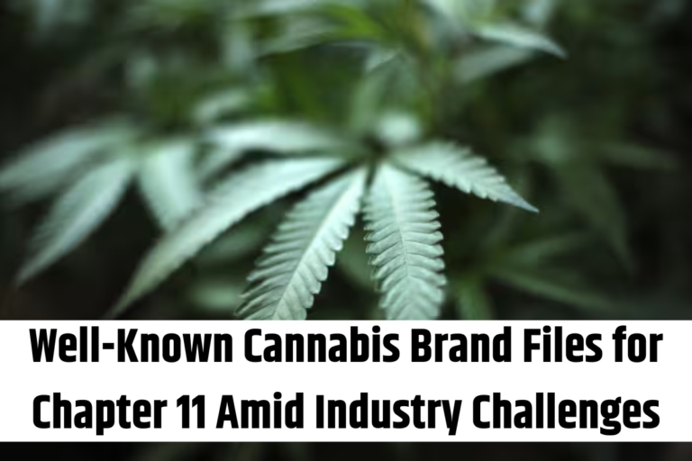 Well-Known Cannabis Brand Files for Chapter 11 Amid Industry Challenges