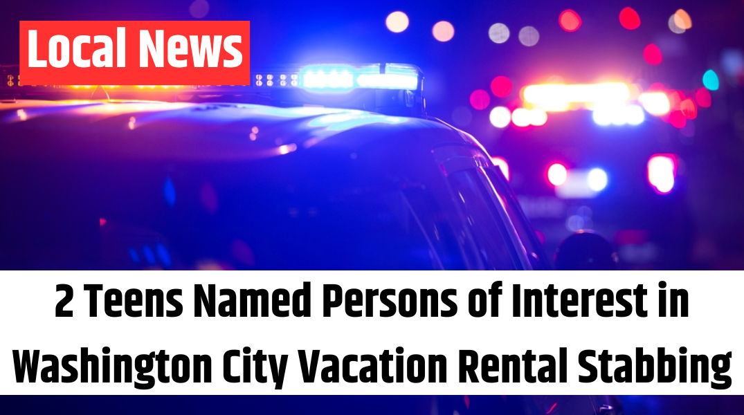 2 Teens Named Persons of Interest in Washington City Vacation Rental Stabbing