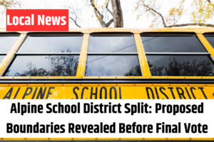 Alpine School District Split Proposed Boundaries Revealed Before Final Vote