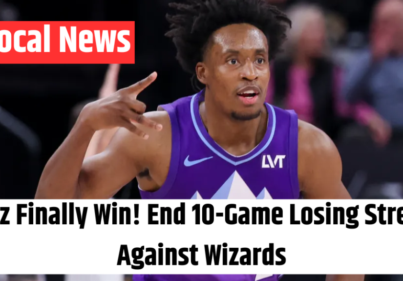 Jazz Finally Win! End 10-Game Losing Streak Against Wizards