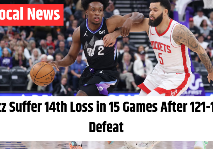 Jazz Suffer 14th Loss in 15 Games After 121-110 Defeat