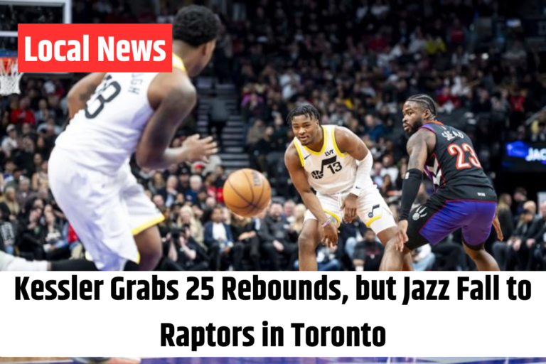 Kessler Grabs 25 Rebounds, but Jazz Fall to Raptors in Toronto