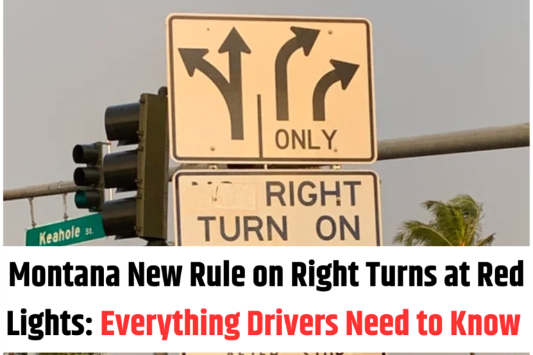 Montana New Rule on Right Turns at Red Lights Everything Drivers Need to Know