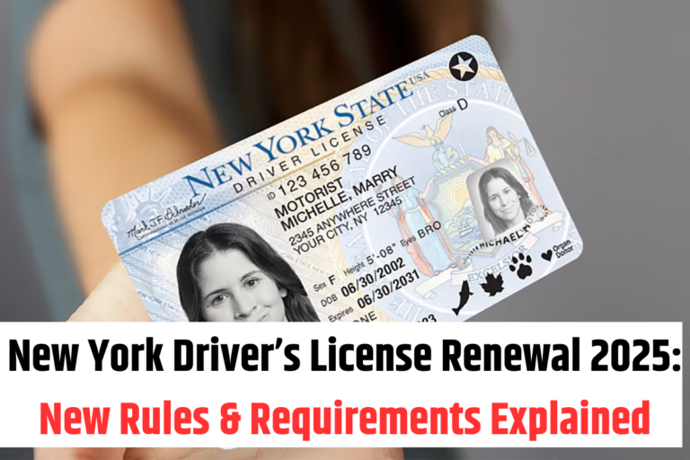 New York Driver’s License Renewal 2025 New Rules & Requirements Explained