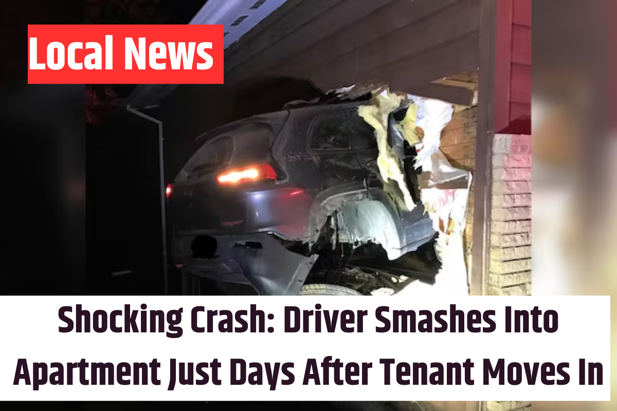 Shocking Crash Driver Smashes Into Apartment Just Days After Tenant Moves In