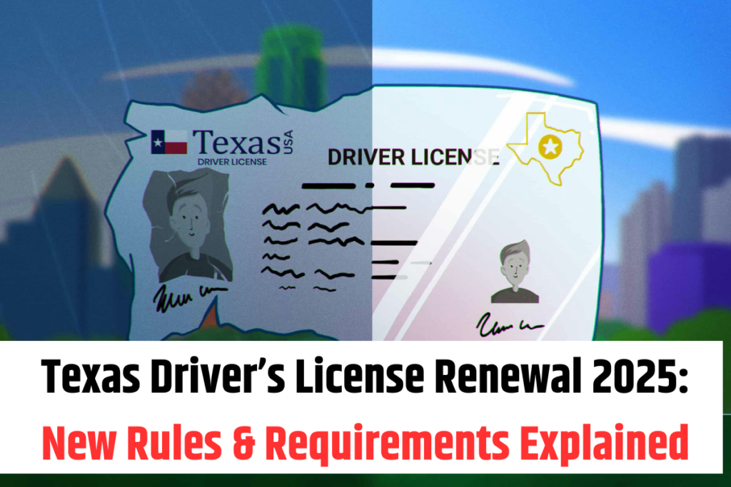 Texas Driver’s License Renewal 2025 New Rules & Requirements Explained