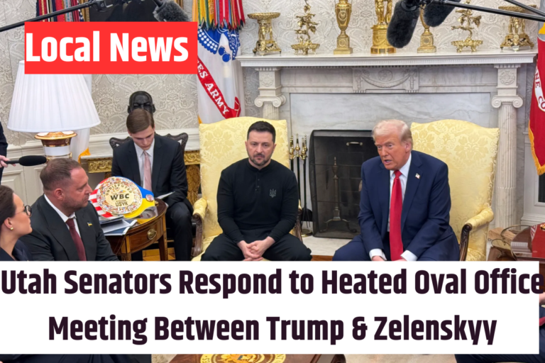 Utah Senators Respond to Heated Oval Office Meeting Between Trump & Zelenskyy