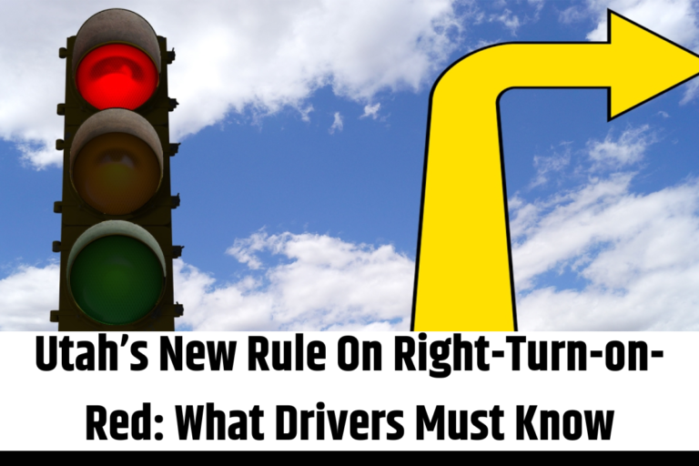 Utah’s New Rule On Right-Turn-on-Red What Drivers Must Know