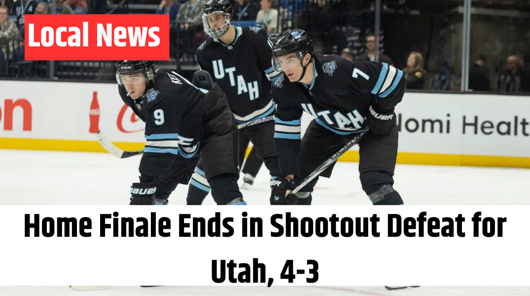 Home Finale Ends in Shootout Defeat for Utah, 4-3